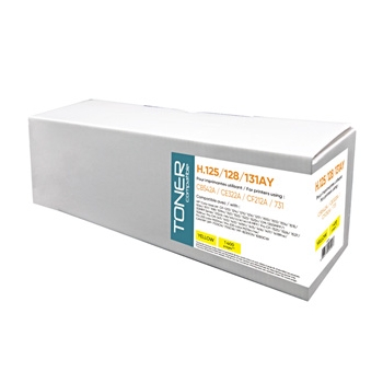 Kompatybilny toner z CB542A/CE322A, H.125/128/131AY, yellow, 1400s