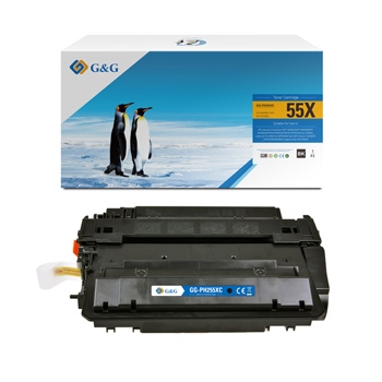 G&G kompatybilny toner z HP CE255X, Canon CRG724, NT-PH255XC, HP 55X, black, 12500s