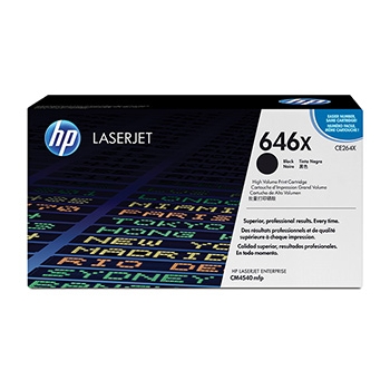 HP oryginalny toner CE264X, HP 646X, black, 17000s, EOL