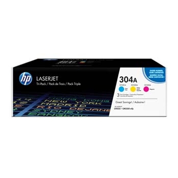 HP oryginalny toner CF372AM, HP 304A, CMY, 8400 (3x2800)s, 3x900g, 3szt