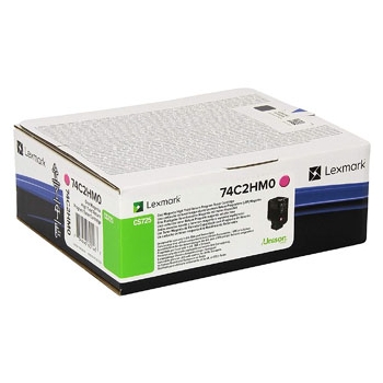 Lexmark oryginalny toner 74C2HM0, magenta, 12000s, high capacity