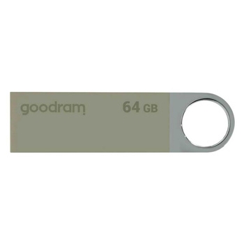 Goodram USB flash disk, USB 2.0, 64GB, UUN2, UUN2, silver, UUN2-0640S0R11