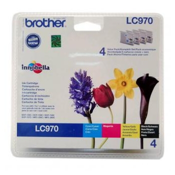Brother oryginalny ink / tusz LC-970VALBP, CMYK, 300s