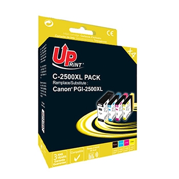 UPrint kompatybilny ink / tusz z PGI 2500XL, C-2500XL BK/C/M/Y PACK, black/cyan/magenta/yellow, 75+3x21ml