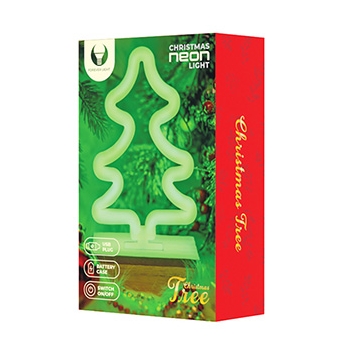 Neon Wood Stand LED TREE green FLNW03 Forever Light