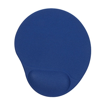 Podkładka pod mysz, ergonomiczna żelowa, ciemnoniebieski, Powerton