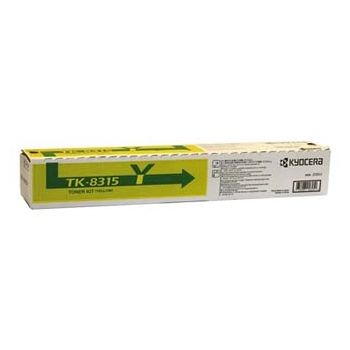 Kyocera oryginalny toner TK8315Y, 1T02MVANL0, yellow, 6000s