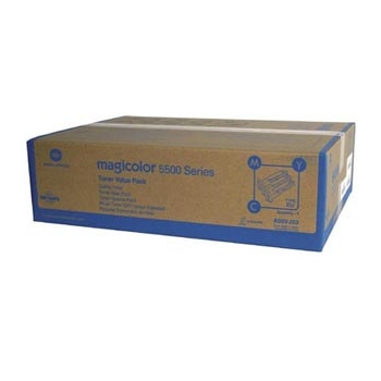 Konica Minolta oryginalny toner A06VJ53, CMY, 36000 (3x12000)s, high capacity